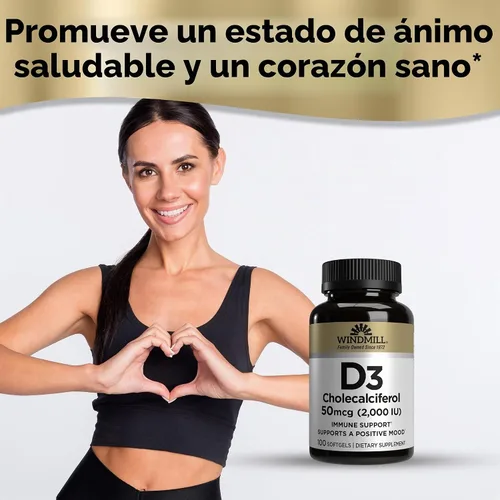 Vista 4 de Molino de viento D3 CHOLECCALCIFEROL 50 MG