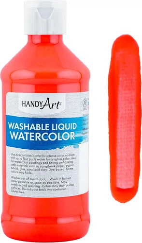 Vista 37 de Handy Art Pintura líquida lavable para acuarela, juego de 10