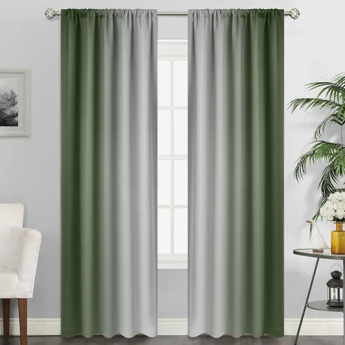 Vista 24 de SimpleHome Cortinas Pequeñas Negras Impermeables con Bolsillo para Barra Suave para Cocina, Cortinas Impermeables con Bolsillo para Barra