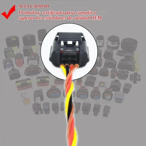 Vista 5 de Sensor de flujo de aire masivo Conector Conector de Coleta Arnés 22680-3VA0A AFH60M-47 Reemplazo para Nissan Infinity