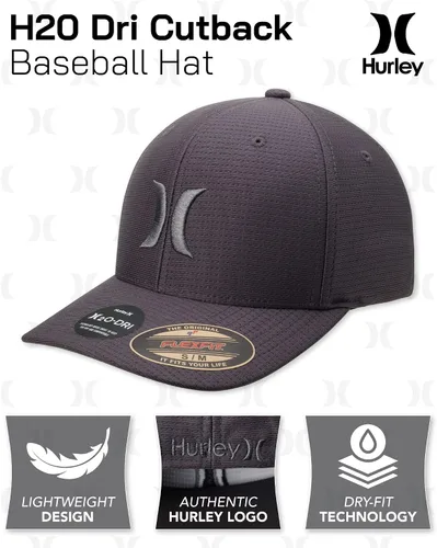 Vista 2 de Hurley H2O Dri Cutback - Sombrero de béisbol curvo para hombre
