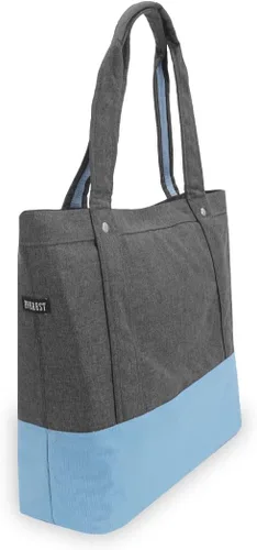 Vista 5 de Everest Elegante bolso de mano para tableta, Carbón vegetal, Elegante bolso de mano para tableta