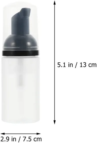 Vista 7 de FOMIYES Botella dispensadora de espuma, botella de espuma vacía líquida, dispensador de espuma recargable, botellas de prensa de plástico