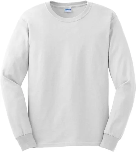 Vista 53 de Gildan - Camiseta de algodón y de manga larga para hombre, modelo G2400 (1) verde irlandés + (1) negro