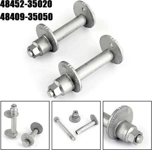 Vista 5 de Kit de pernos de leva para automóvil, 2 unidades de placa de leva de control inferior para Toyota 4Runner 96-02 Tacoma 95-04