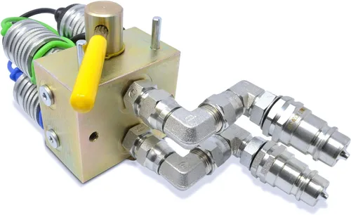 Vista 5 de Summit Hydraulics Multiplicador hidráulico manual, válvula divisor/desviadora SCV con acopladores y accesorios de Ag