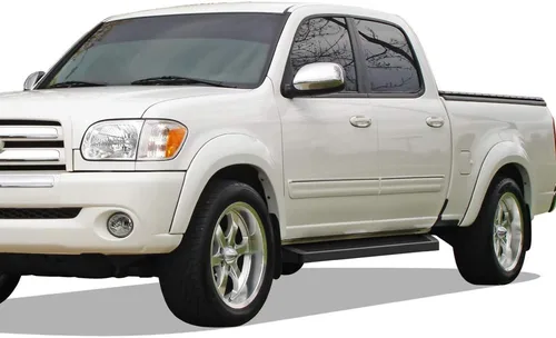 Vista 6 de APS Estribos (barras nerf - escalones laterales - barras de paso) Compatibles con Toyota Tundra 2004-2006 de doble cabina
