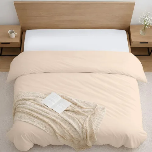 Vista 22 de Kotton Culture - Funda de edredón de microfibra prelavada de 1 pieza, tamaño individual, ropa de cama ultrasuave, ligera y transpirable, cierre