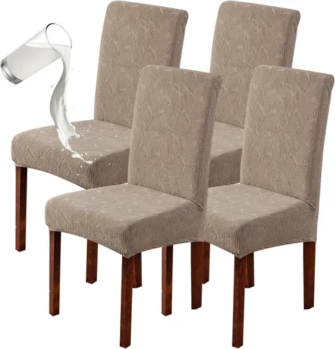 Vista 34 de Genina Fundas impermeables para sillas Parsons de comedor, fundas elásticas para sillas Parsons para comedor, cocina, funda protectora para silla