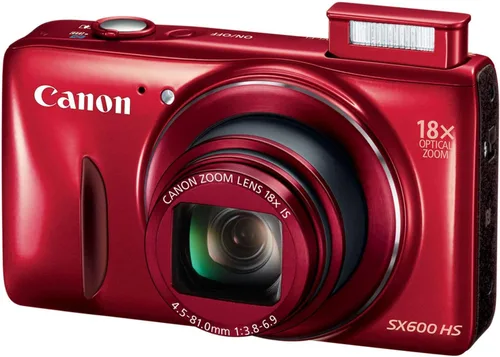 Vista 2 de Canon PowerShot SX600 HS 16MP Cámara digital - Wi-Fi habilitado (rojo) (renovado)