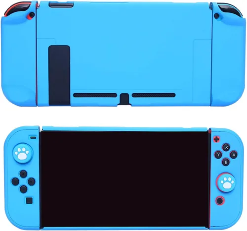 Vista 5 de Dockable Case for Nintendo Switch - COMCOOL 3 in 1 Protective Cover Case for Nintendo Switch and Joy-Con Controller with Screen Protector and Thumb