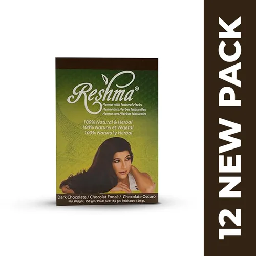 Vista 2 de Reshma Beauty Ayurvedic Henna Hair Color Blend – Henna & Indigo with Herbal Extracts – Natural Deep Brown/Dark Chocolate Hair Color for Gray