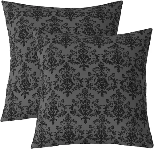 Vista 21 de Guitar Print Double Sides Print Pillow Covers 16"x16",Music Themed Bass Instruments Pillowcase Soft Square Cushion Cases,Rustic Music Score Note