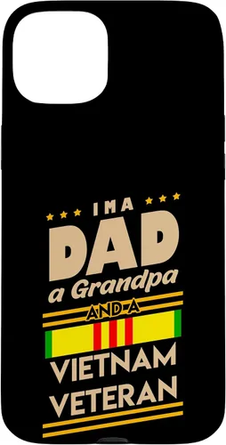 Vista 9 de Funda de regalo para iPhone 13 Pro Max I'm a Dad Grandpa And Vietnam Veteran Cool Soldier