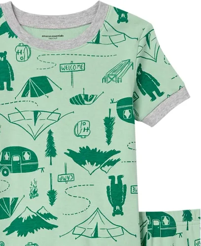 Vista 3 de Tienda Essentials Boys' Infant Snug-fit Cotton Pajamas Sleepwear Sets