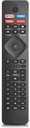 Vista 11 de Repuesto para control remoto Hisense Smart TV Universal para televisores inteligentes Android Hisense 4K UHD (no para Fire y Roku TV)