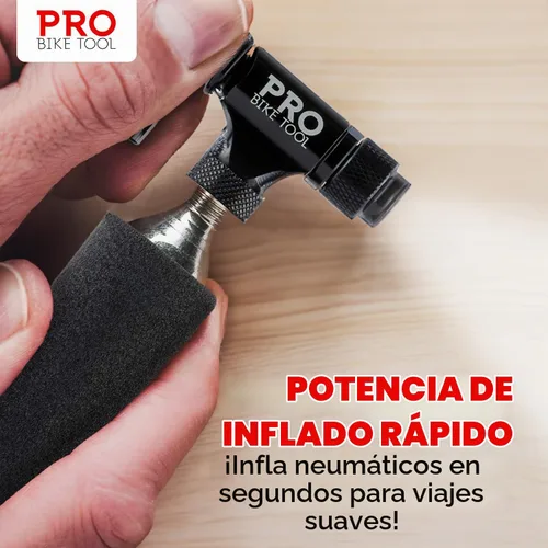 Vista 6 de PRO BIKE TOOL Threaded CO2 Cartridges for Bike Tires & Inflators