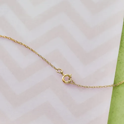 Vista 4 de Ross-Simons 0.7mm 14kt Yellow Gold Rope-Chain Necklace