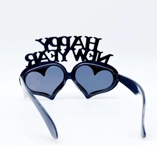 Vista 4 de Soochat Gafas de Año Nuevo Feliz Año Nuevo Corazón Gafas de sol de lujo Brillantina Decorativas Gafas de sol para Nochevieja Fiesta Favor