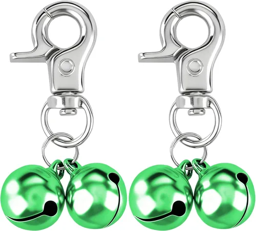 Vista 18 de EXPAWLORER Cat Bell - Accesorios para collar de mascotas, campanas para Azul