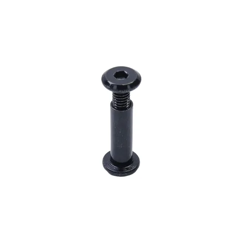 Vista 4 de MY MIRONEY 10 juegos de pernos de poste de unión con rosca hexagonal y tapa de casquillo, tornillos de acero inoxidable y tuercas de barril, kit