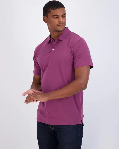 Vista 2 de Paquete de 3 Polo de manga corta de algodón para hombre, polo transpirable de alto rendimiento (disponible en tallas grandes y altas)