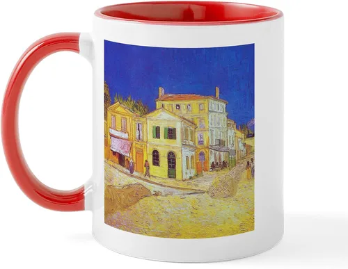 Vista 37 de CafePress Irises By Vincent Van Gogh Taza de café de cerámica de 11 oz (11.0 fl oz)