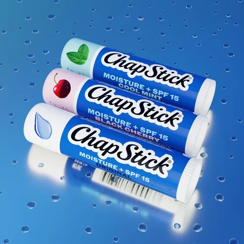Vista 9 de ChapStick Moisturizer Original - Tubos de bálsamo labial, SPF 15 y protector de la piel, 0.15 onzas (paquete de 12)