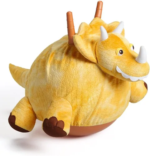 Vista 4 de WALIKI Hopper Ball - Juguete de dinosaurio para niños de 3 a 5 años Dino Ride-On Hippity Hop Juguete de salto para interiores y exteriores