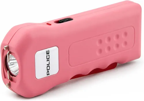 Vista 5 de POLICE Pistola paralizante para defensa personal 512 - Mini recargable de alto voltaje con linterna LED, compacta y resistente, seguridad personal