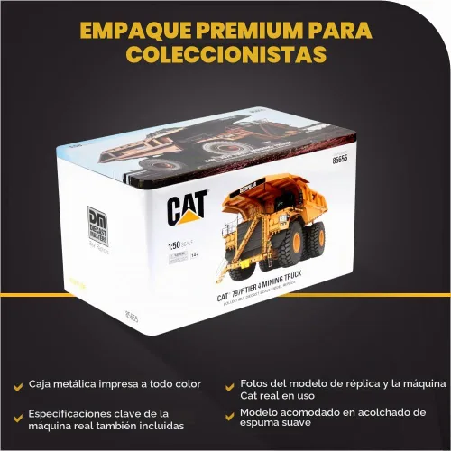 Vista 6 de Diecast Masters Camión Minero de Nivel 4 Cat 797F Escala 1:50, 85655