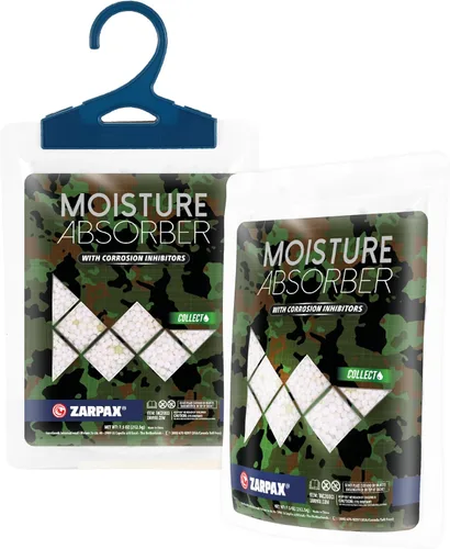 Vista 2 de Zarpax Absorbentes de humedad para pistola de 7.5 oz/212 g - Deshumidificador seguro para pistola evita la corrosión - Protege pistola