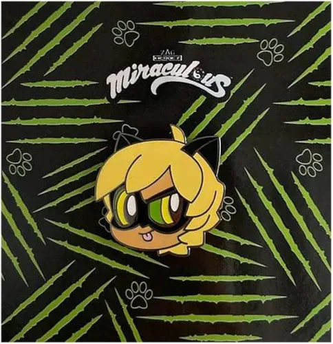 Vista 2 de ZAG STORE - Mariquita milagrosa - Pin Chibi Cat Noir, Metal, Metal