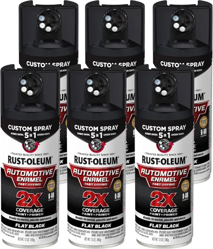 Vista 12 de Rust-Oleum 2X pintura en aerosol personalizada de esmalte automotriz 5 en 1, 12 onzas, claro brillante Brillo Transparente