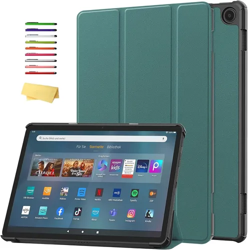 Vista 55 de Funda para Amazon Kindle Fire HD 8 y Fire HD 8 Plus (12ª/10ª generación, versión 2024/2022/2020) de 8 pulgadas, UUcovers con soporte triple