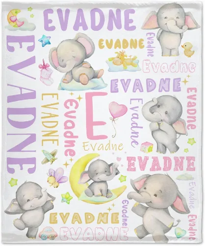 Vista 17 de Bonita manta de franela de elefante, ultra suave y acogedora, manta de forro polar ligera y mullida, manta de felpa cálida para sofá, cama, 30 x 40