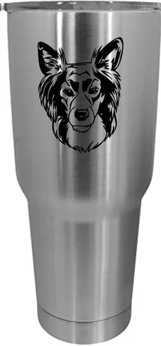 Vista 432 de Cairn Terrier - Vaso grabado con temática de perro, 30 onzas