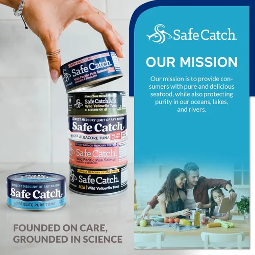 Vista 6 de Safe Catch Wild Albacore Atún. latas de 5 onzas