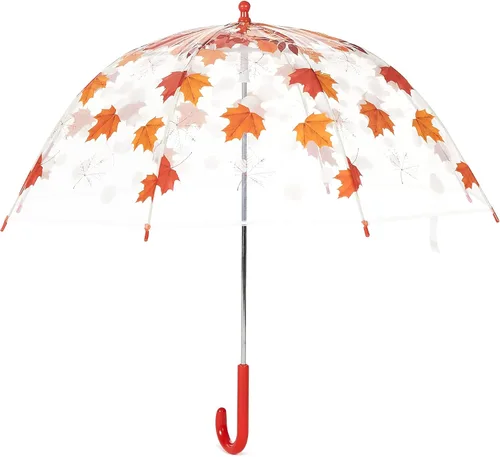 Vista 2 de Tienda Basics Sombrilla de burbujas transparente para niños Hoja Arce Hoja de arce