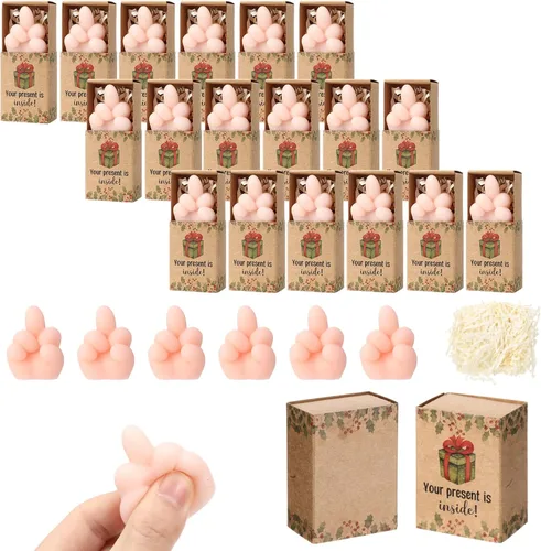 Vista 99 de 10 juegos de bolas de estrés cálidas de Halloween con cajas mezcladas 5 Beige