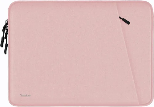 Vista 21 de Funda para laptop de 13.3 pulgadas, a prueba de golpes, funda protectora para computadora con bolsillo para accesorios, bolsa para laptop compatible