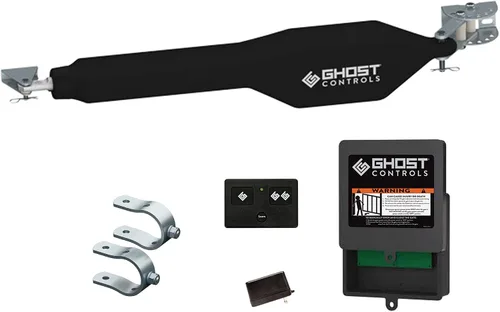 Vista 10 de Sistema automático de apertura para puertas batientes de hasta 20 pies de longitud, de Ghost Controls, negro, TDS2, 12.00 volts