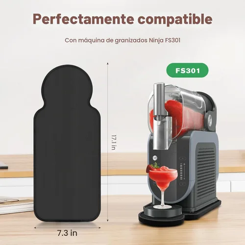 Vista 2 de Slider Mat para Ninja Slushie Machine FS301, accesorios deslizantes, bambú
