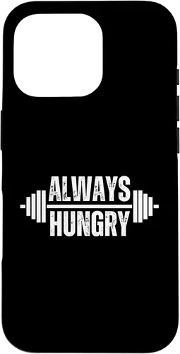 Vista 19 de iPhone 11 Pro Max Funny Body builder Always Hungry Gym Lover Workout Joke Case