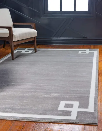 Vista 39 de Unique Loom Colección Uptown de Jill Zarin - Alfombra moderna con textura de estilo griego, color beige (1.25 x 1.85 m)