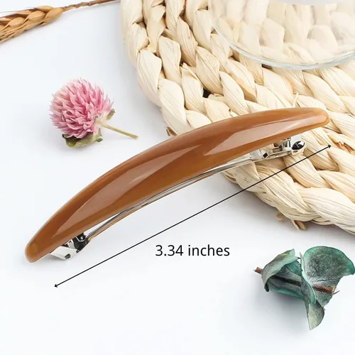 Vista 2 de Pinzas automáticas para el cabello para mujeres, cabello grueso, para niñas, mujeres, horquilla, cierre de pelo retro