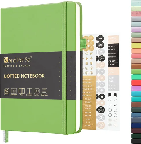 Vista 93 de ⩓ Per Se Cuaderno de Diario con Líneas (3 Paquetes), 160 Páginas Papel Grueso 100GSM, A5 Tapa Dura Cuadernos con Rayas Universitarias para Escribir
