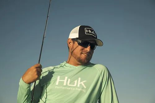 Vista 5 de Huk Icon X - Sudadera con capucha para hombre, manga larga, protección solar UPF 30+