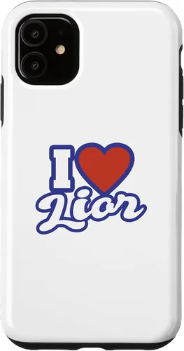 Vista 5 de iPhone 15 I Love Lior Case