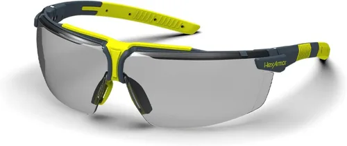 Vista 18 de HexArmor VS300 Gafas de seguridad con brazos laterales ajustables Z87+ para hombres y mujeres